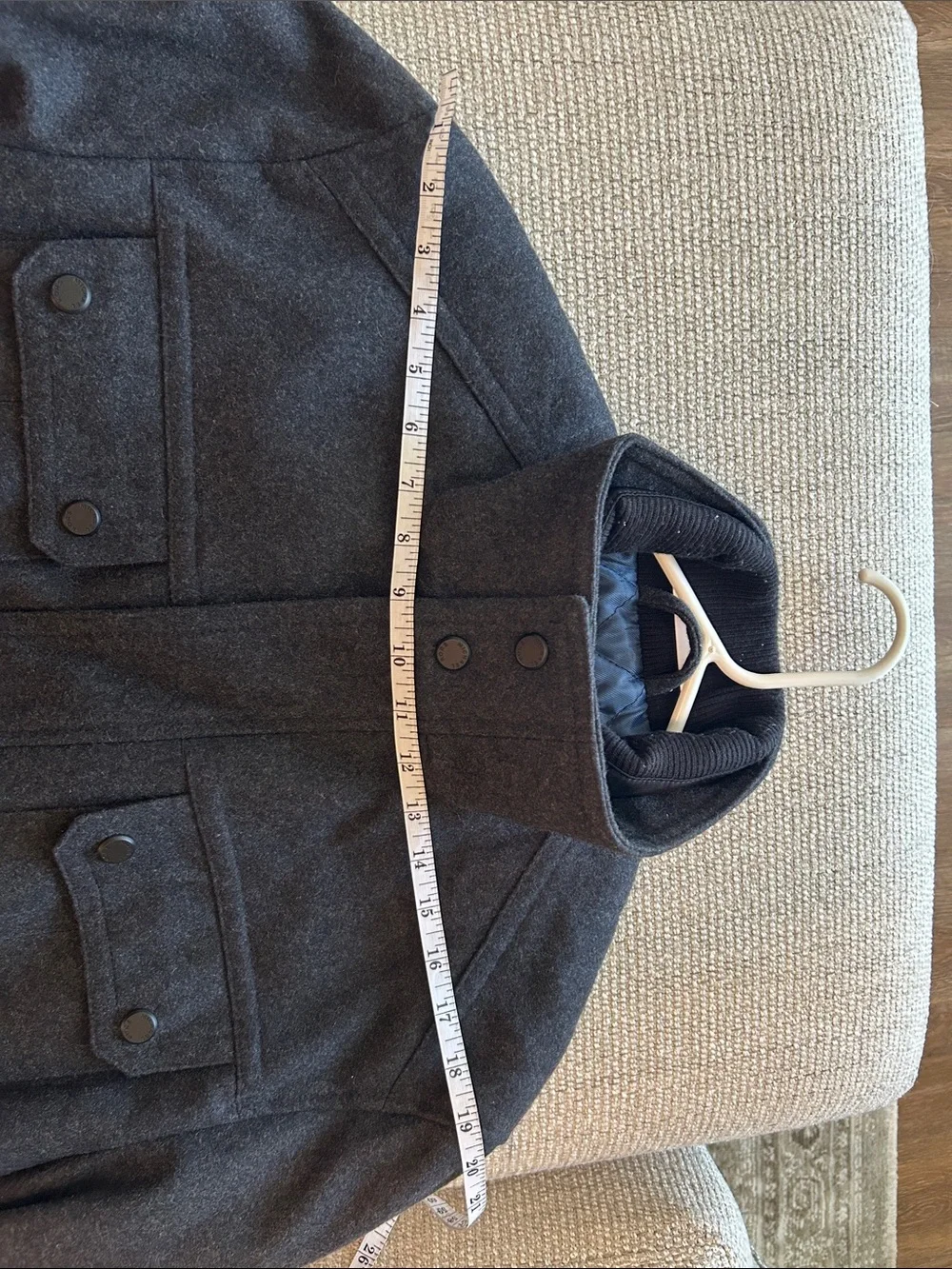 Michael Kors Men's Dark Gray Field Jacket